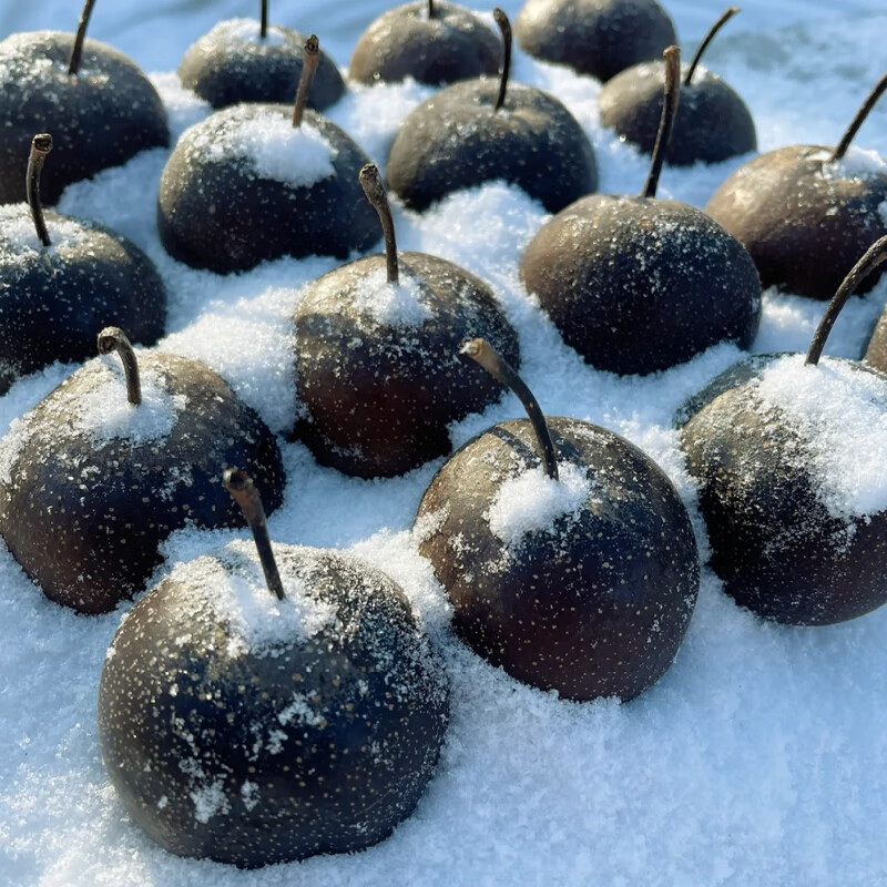 佟创东北冻梨 正宗东北特产秋梨大黑梨 新鲜冻制水果生鲜苹果梨花盖梨 东北冻梨大果5斤装单果150g+