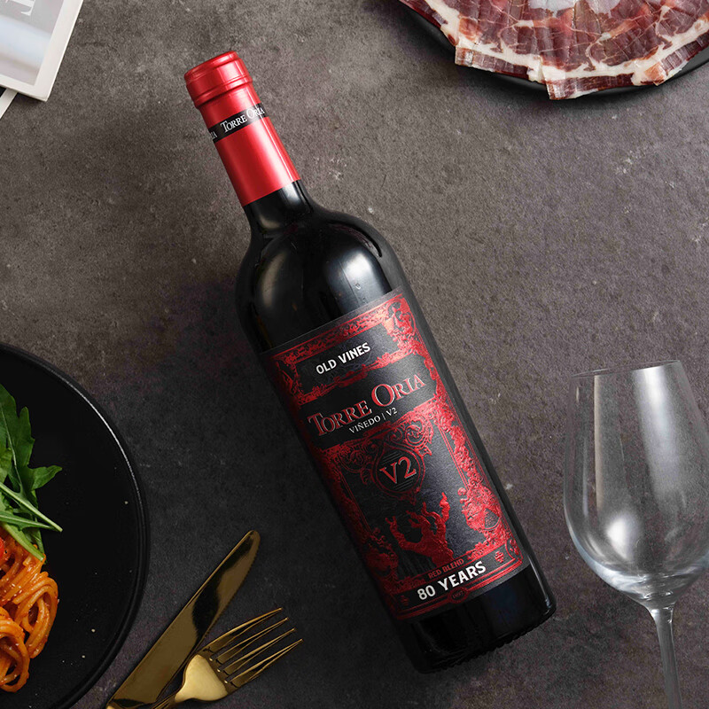 奥兰葡萄酒 红酒 750ml 古藤干红葡萄酒v2 单支装