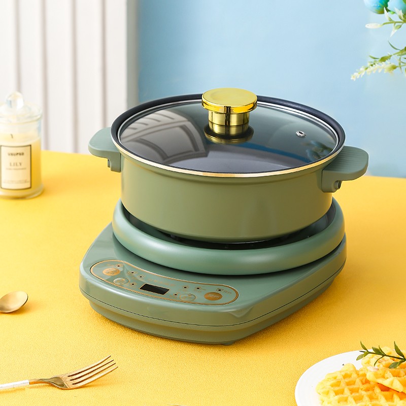 航方奶锅辅食锅电热锅家用全自动学生宿舍智能分体式多功能电火锅煎锅