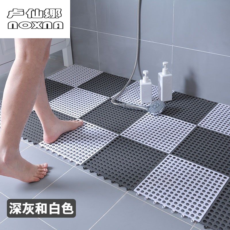 游泳池拼接防滑垫浴室垫淋浴房家用洗澡间卫生间内垫防水地胶泳池镂空