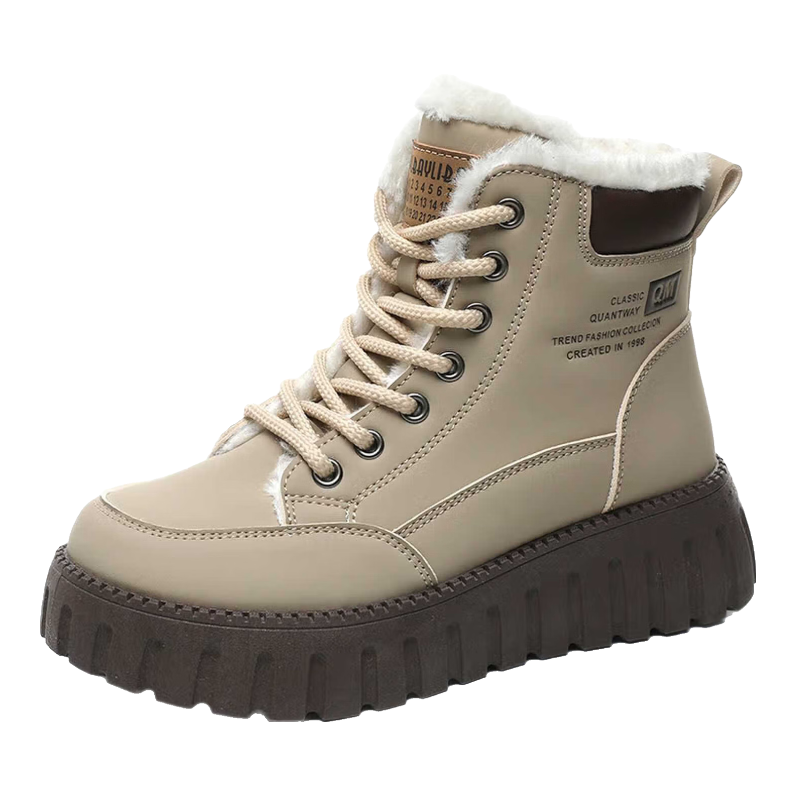 ���ڲ�������ľ��ѩ��ѥŮ2024�����¿���������Ƥ���޶�ѥ��ˮ������ů�߰���Ь ����ɫ 37 ����ƫС�������Ĵ�һ��