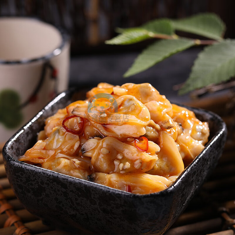 clcey麻辣鲜蛤500g 蛤蜊肉蚬子肉 刺身 日式料理 洋琪解冻 即食 下酒