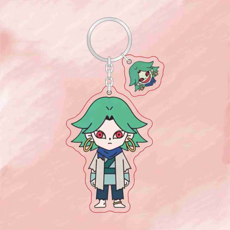 青凤伍六七:玄武国钥匙扣:梅花十三:动漫周边小挂件挂饰:生日礼物 赤