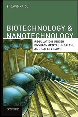 预订 biotechnology & nanotechnology regulation under