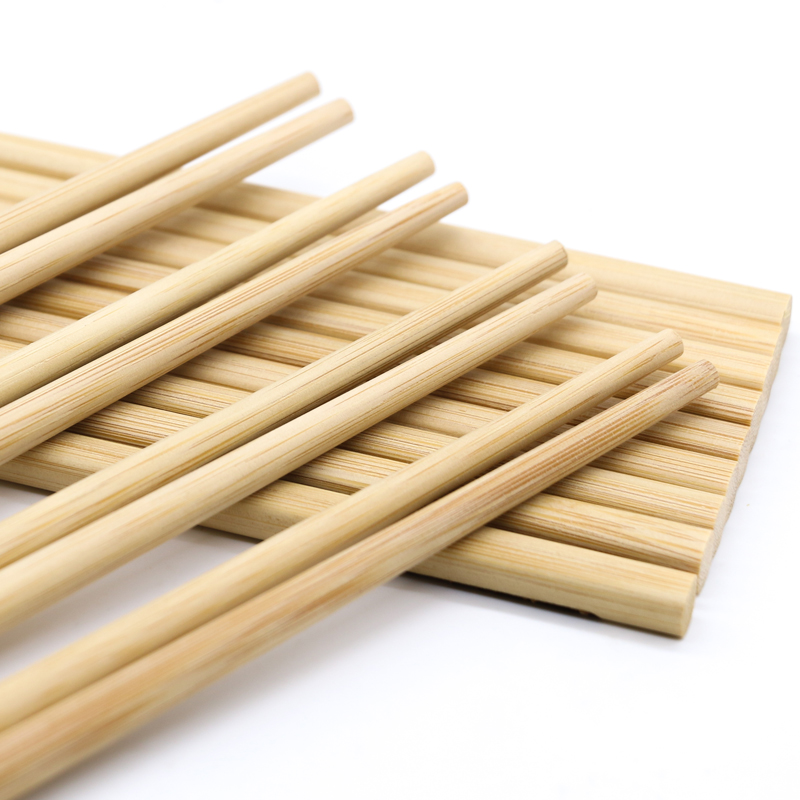 木之初 天然楠竹筷子无漆无蜡吉祥语刻字防滑家用筷子餐具套装原竹实