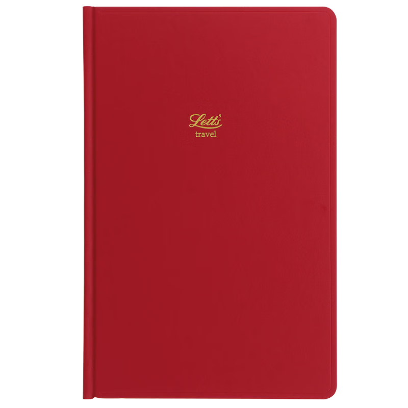 Filofax＆Letts聯(lián)名款英國進(jìn)口記事本ICON圖標(biāo)系列定頁筆記本中號紅色旅行內(nèi)頁本090157