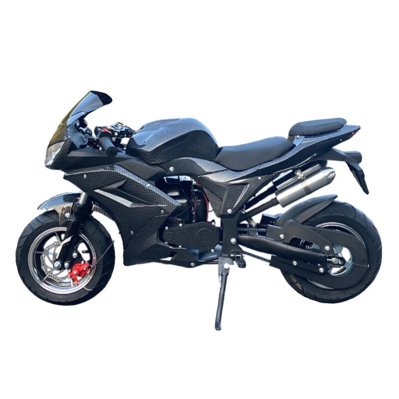 泊威尔儿童摩托车7岁到16岁越野加油儿童小型迷你摩托车新款49CC四冲程