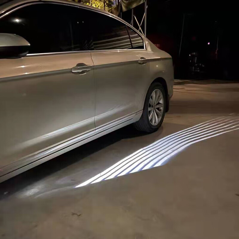 君恒逸大众帕萨特途昂威然天使之翼底盘灯发光中网贯穿灯迎宾踏板灯