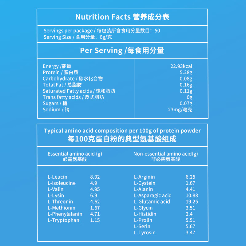 Holdbody德国康愈素氨基酸蛋白粉孕妇老年人术后调理乳清蛋白补充营养300g 德国康愈素蛋白粉
