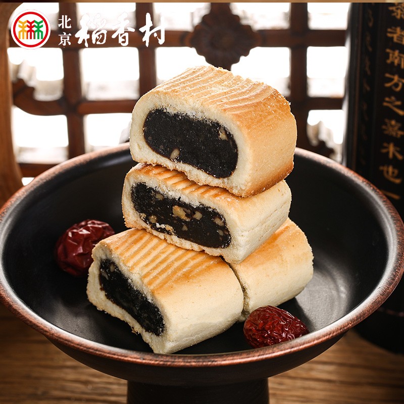 北京稻香村稻香村糕点点心 枣泥酥180g(3块)