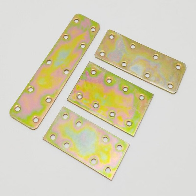 哲弘地铁片加厚直片连接件连接码一字长180度平角片一字角码固定件