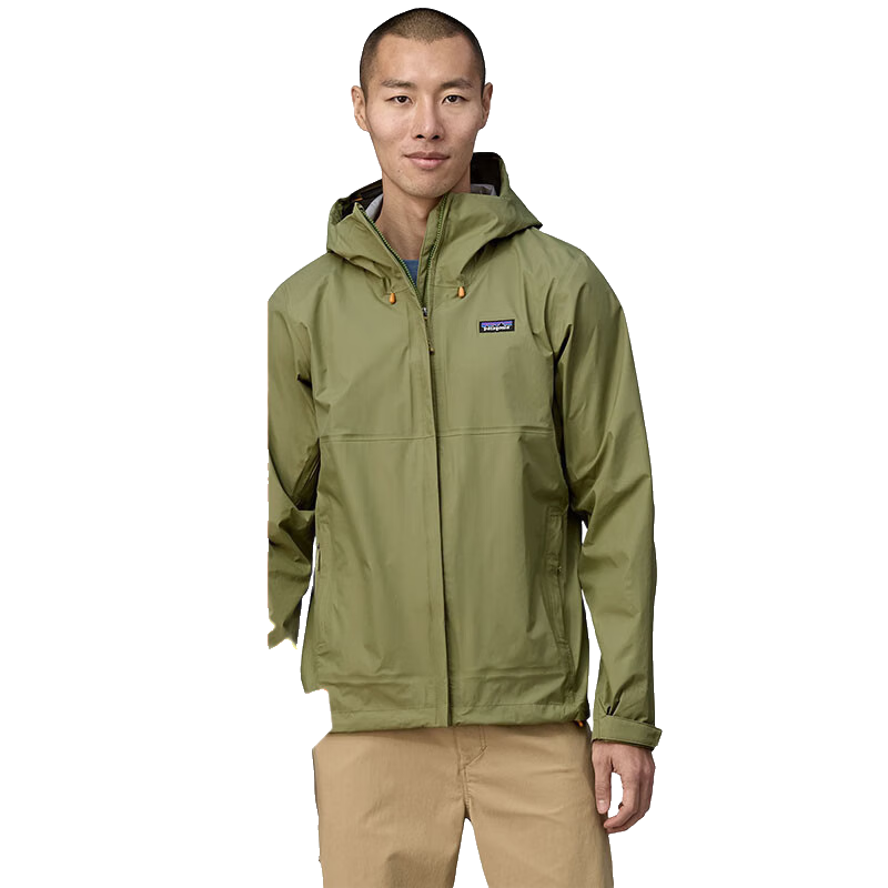 巴塔哥尼亞（Patagonia）男士T3硬殼3L連帽防雨透氣沖鋒衣夾克torrentshell  Jkt 85241 TGRN S