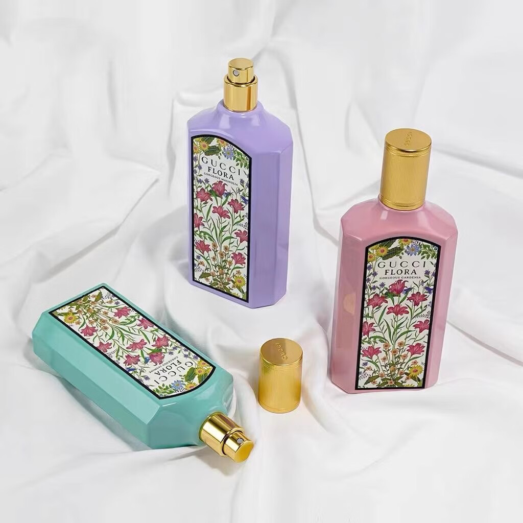 古驰绮梦栀子茉莉木兰女士浓淡香水bloom送女友老婆中样5mlq香可爱 绮