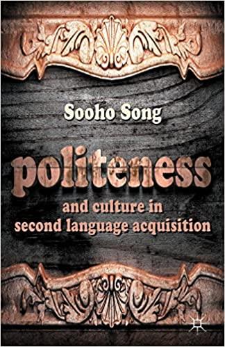 预订 politeness and culture in second language acquisition