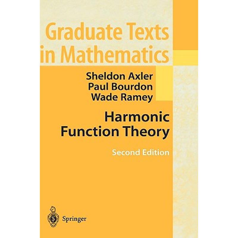 预订 Harmonic Function Theory
