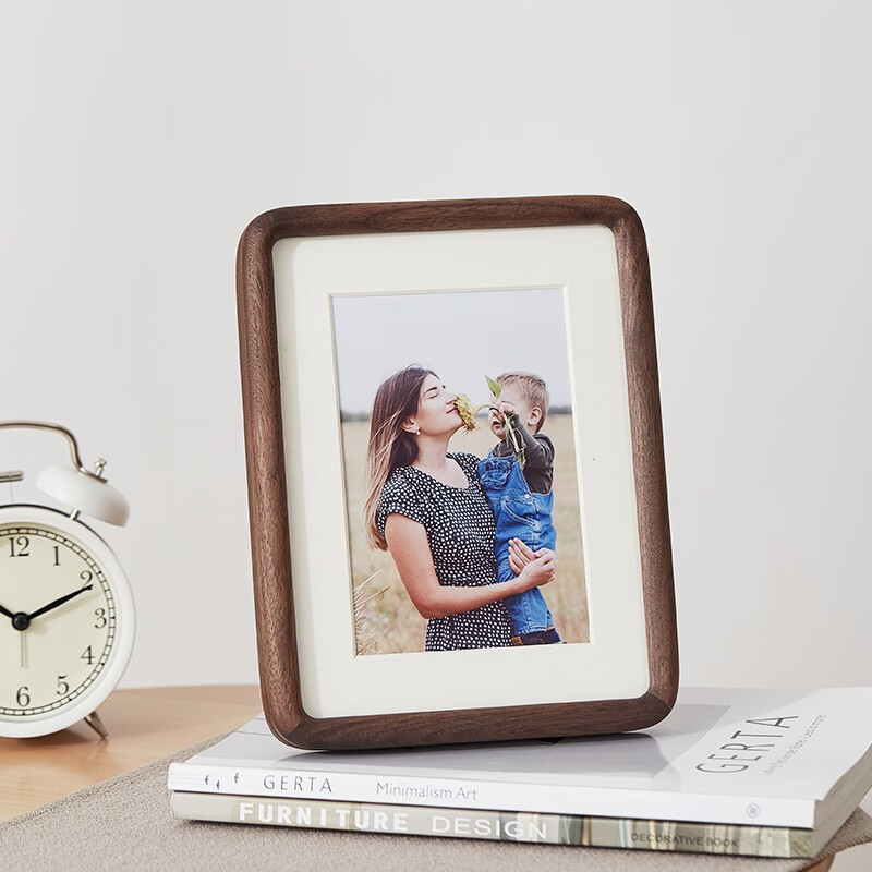 初心 (chosin)黑胡桃木相框照片摆台装裱画框客厅挂框卧室毕业照装饰