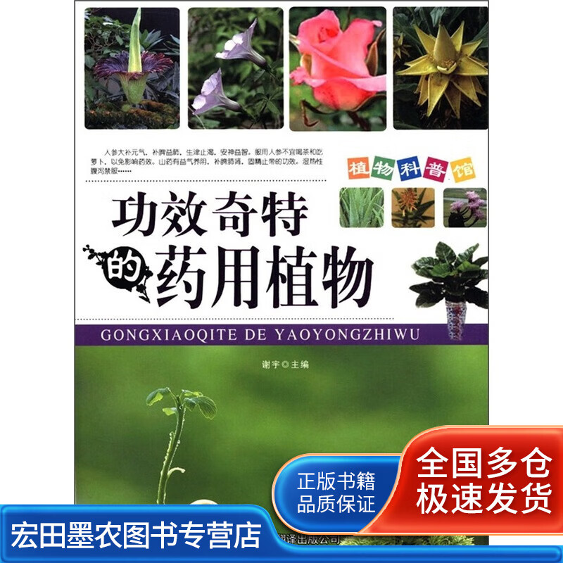 功效奇特的药用植物【正版好书】