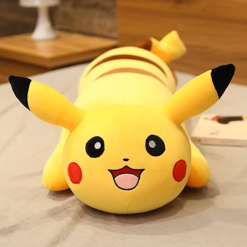 森尼熊毛绒玩具皮卡丘抱枕公仔陪睡长条睡觉夹腿玩偶布娃娃女孩儿童抱