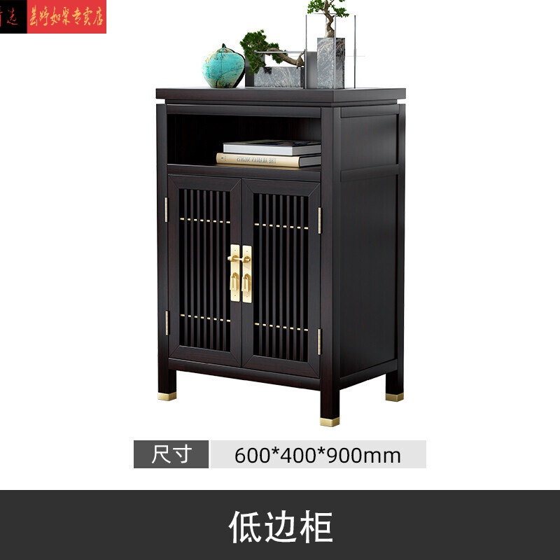欧式轻奢家具出租屋家具 新中式电视柜边柜客厅双门高低立柜靠墙储物