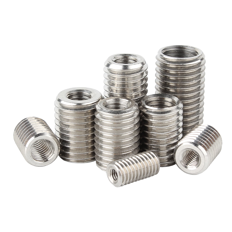 寶德豐304不銹鋼內(nèi)外牙螺母螺紋轉換牙套螺絲直通螺紋護套國標緊固件 M5XM8X10[2只]