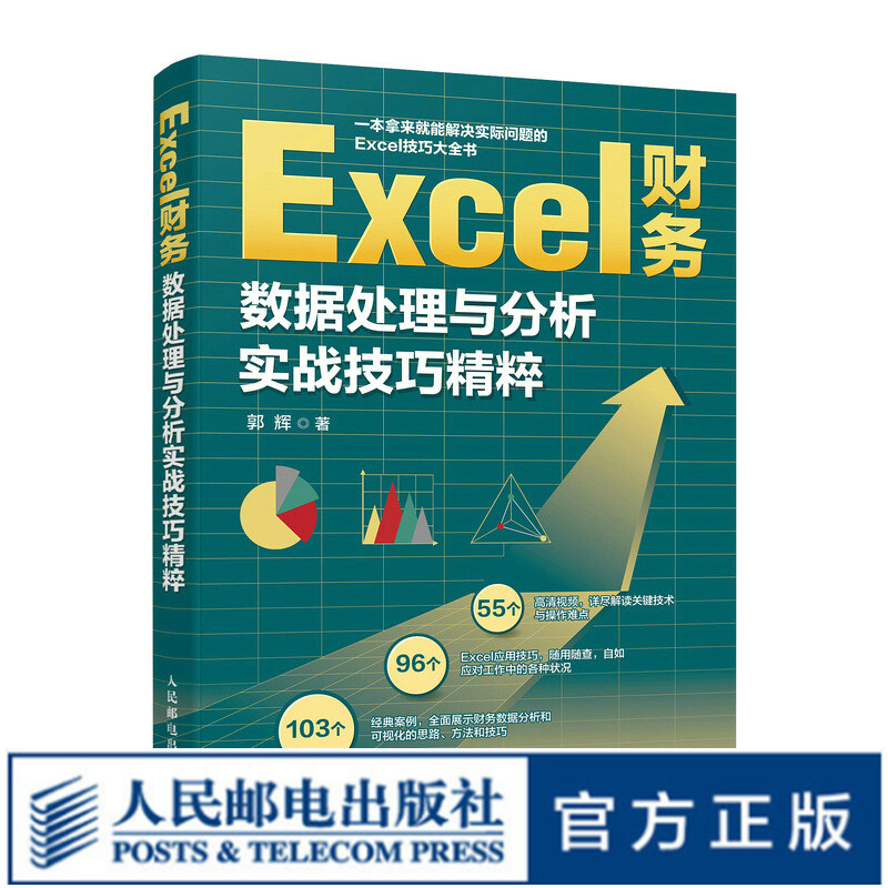 【现货 速发】Excel财务数据处理与分析实战技巧精粹 excel数据与分析处理统计分析财务会计模板办公软件应用从入门到实践