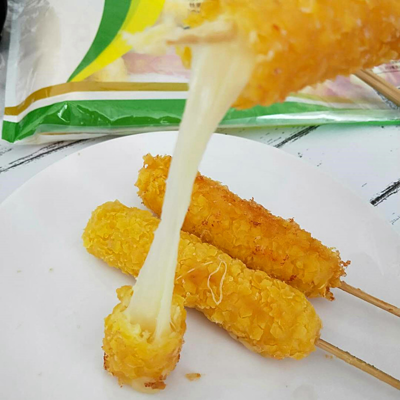 虎钢馋全芝士棒拉丝芝士棒脆皮纯芝士抖音奶酪棒新品油炸小吃半成品