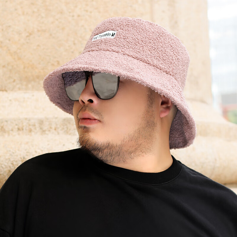 特大码冬天帽子男大头大码加深大头围渔夫帽围秋冬羊羔毛胖子圆脸适合