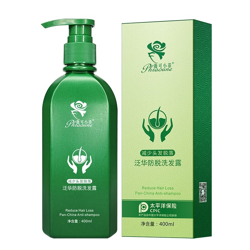 薇可小菲泛华防脱洗发露去屑洗发水乳油性发质发无硅油植物 400ml/一