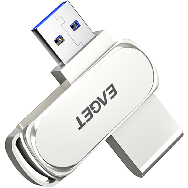 挑战U盘价格上涨趋势:忆捷(EAGET)64GBUSB3.2U盘F80高速全金属360度旋转电脑车载两用优盘大容量是您的明智选择!