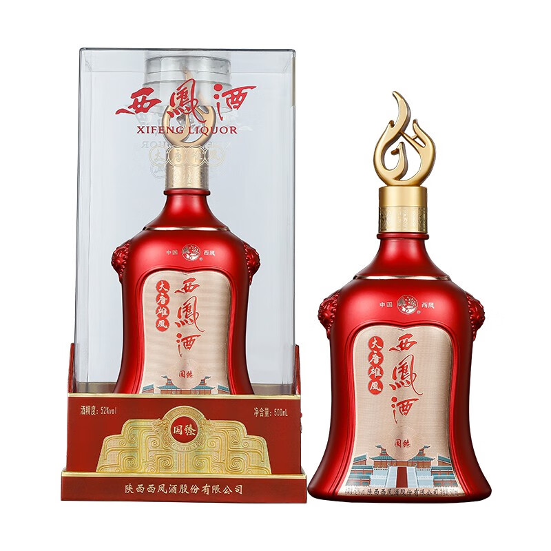西凤酒大唐雄风国臻 凤香型白酒  过节送礼商务宴请白酒  52度大唐