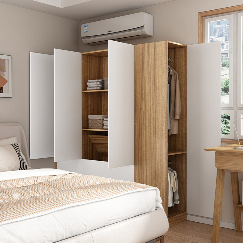 彤悦床尾柜实木床尾衣柜小户型家用卧室简约现代省空间收纳转角储物柜