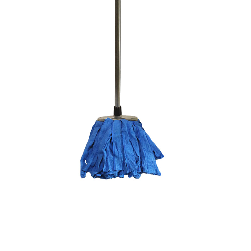 标燕 宽拖把棉纱条状地拖把干湿两用圆头吸水纯白棉拖水拖 20宽布条拖