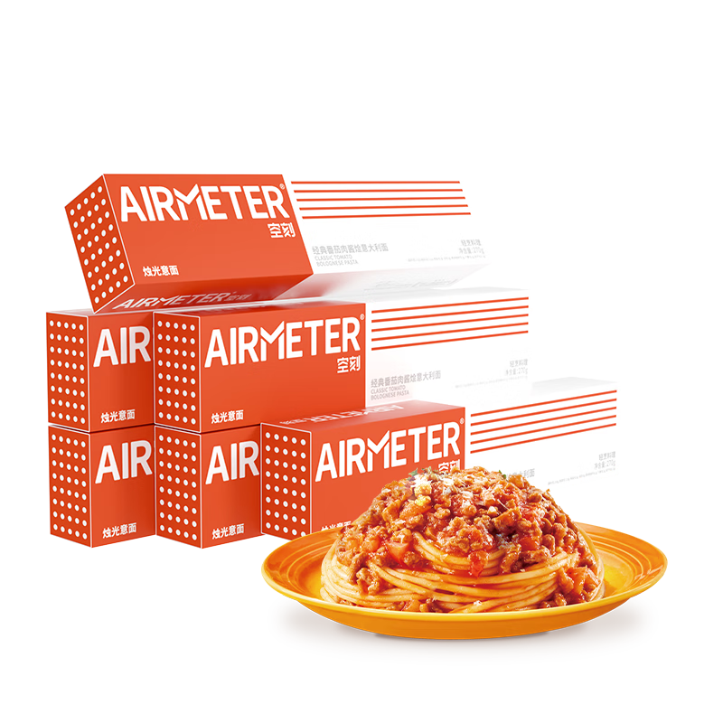 AIRMETER 空刻 烛光意面 经典番茄肉酱烩意大利面 270g*6盒