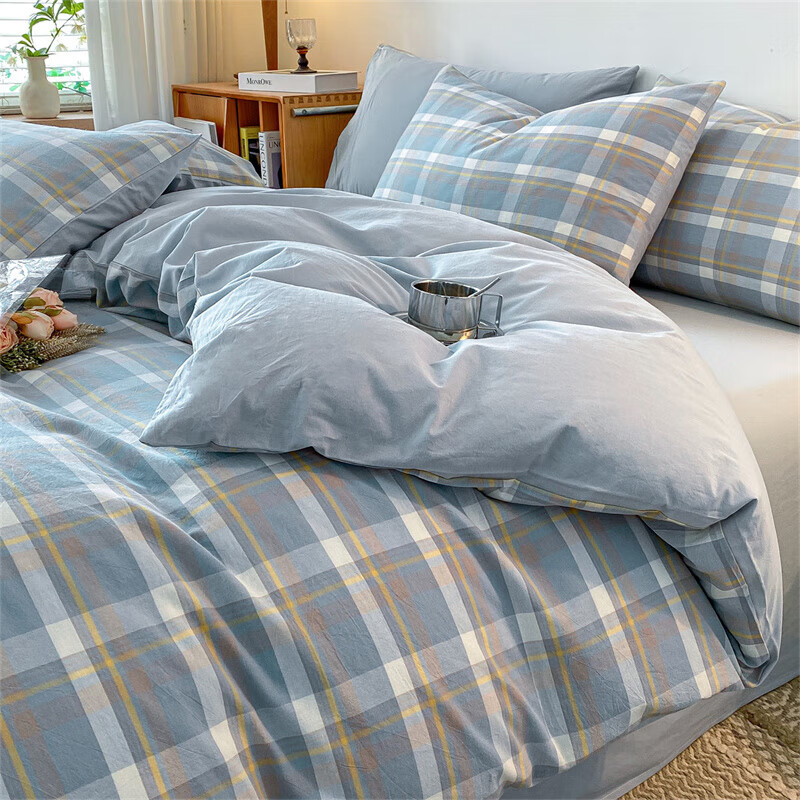 AIDLI ���½��ޡ� ȫ��A��ɫ֯ˮϴ���ļ���ɫ���������� ����-����C 1.5/1.8m ������ ����200*230cm 119Ԫ