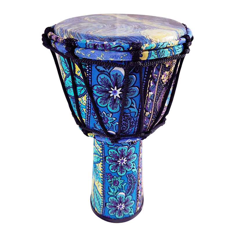 美德威 非洲鼓8寸輕體布藝 PET鼓面小童幼兒園專用鼓 耐用節(jié)奏打擊樂器 8英寸藍(lán)色