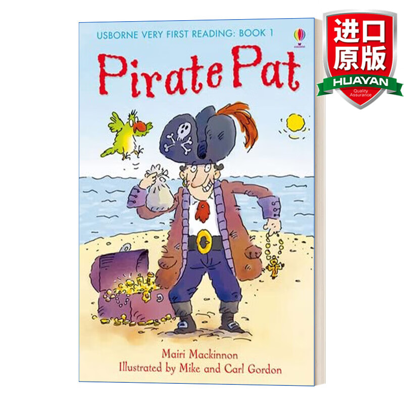 pirate pat 英文原版 海盗帕特 精装 very first reading 英文版 进口
