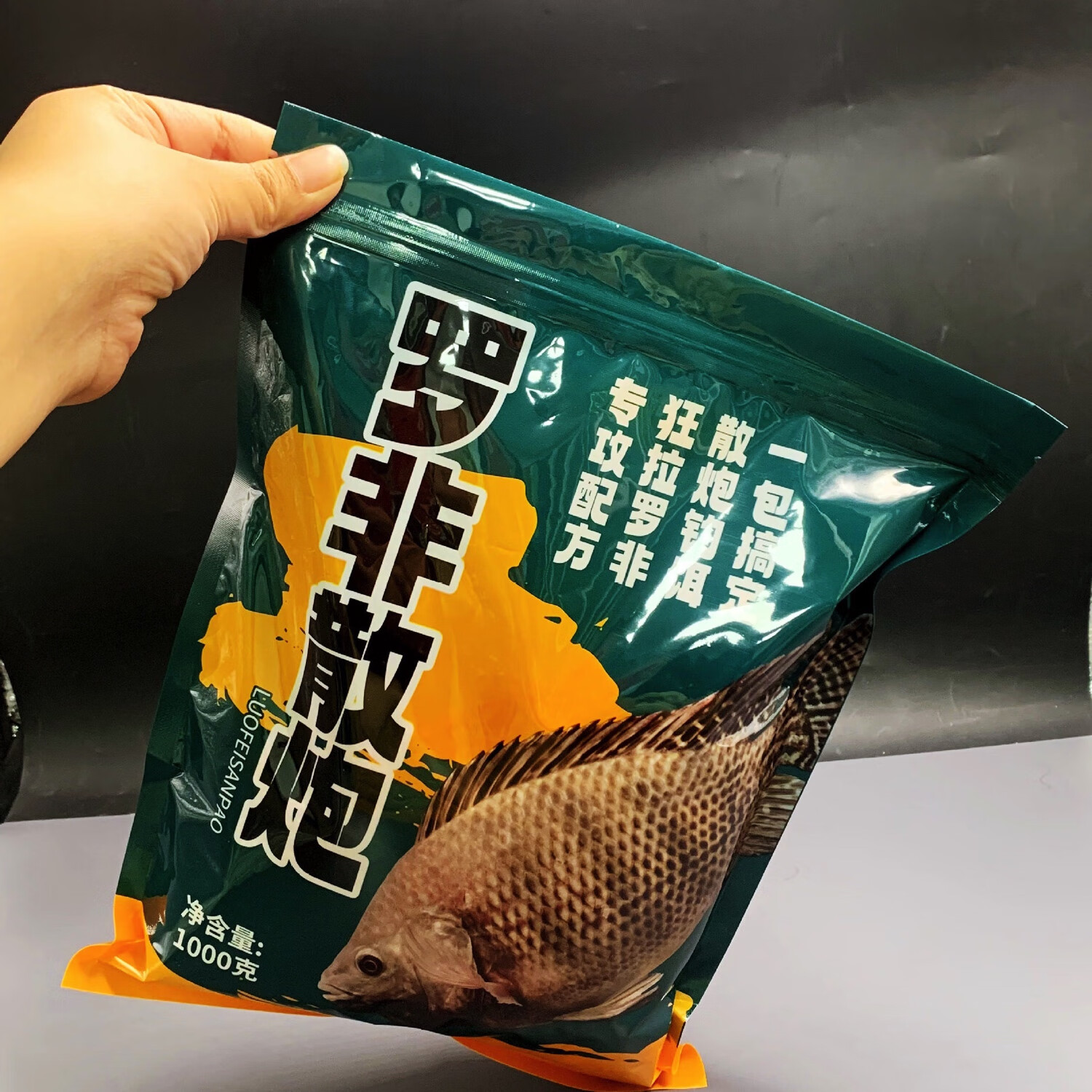 羅非散炮羅非小藥鳳梨醬小藥大羅非散炮羅非窩料羅非魚魚餌 羅非散炮（奶香味）約2斤
