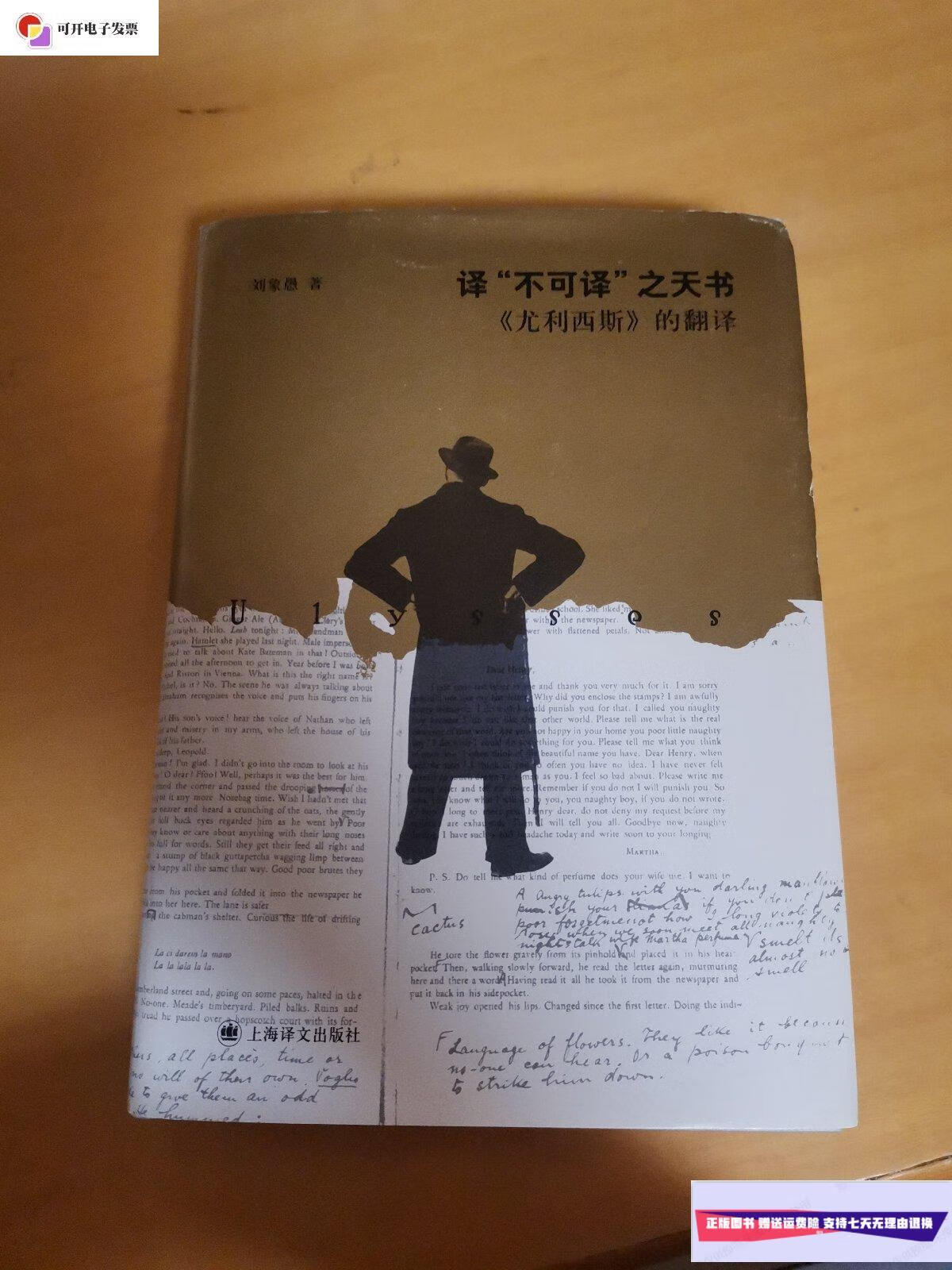 【二手9成新】译"不可译"之天书 《尤利西斯》的翻译 /刘象愚 上海