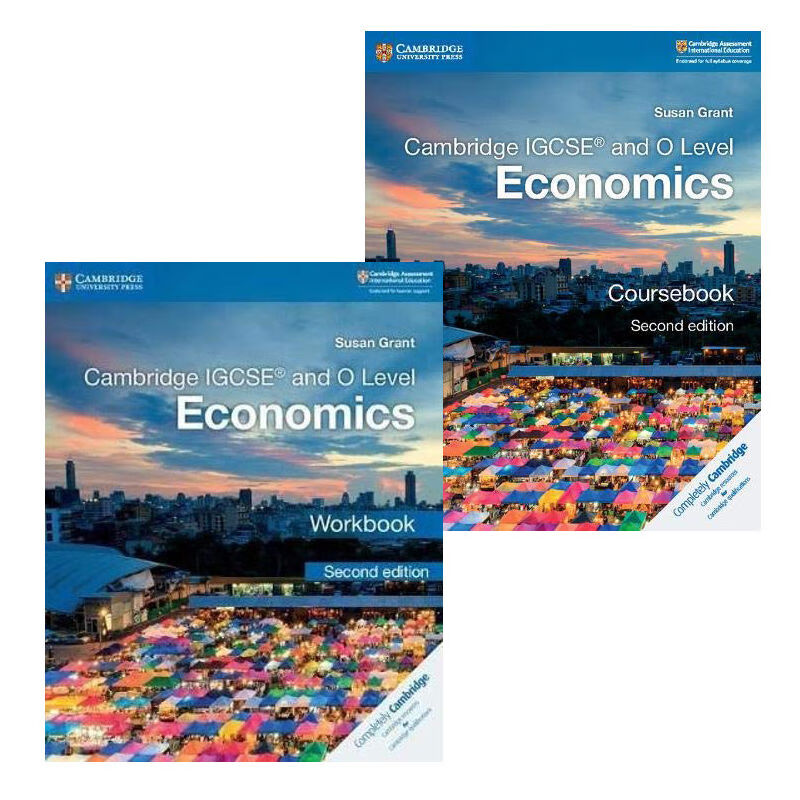 彩印IGCSE O 级Level学Economics workbook练习册 2nd A4黑白印纸质课本