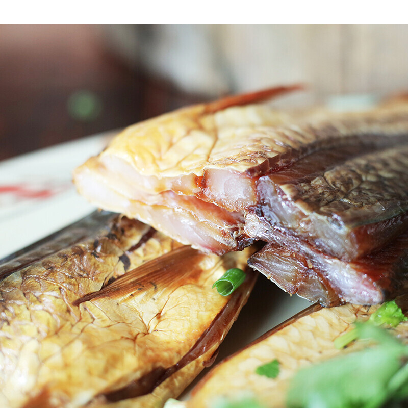 味巴哥杨荣腊鲮鱼 整条400g 寻味顺德鲮鱼干 广东特产风干鱼干 广式