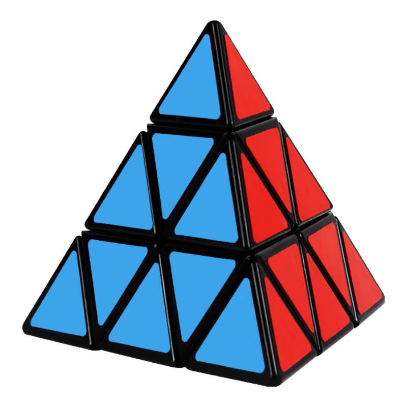 圣手金字塔魔方 異形三階傳奇s三角形順滑比賽專用幼兒園兒童益智玩具 金字塔魔方