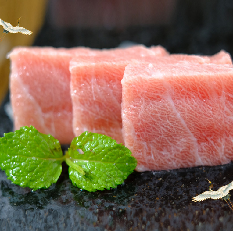 伯贤 新鲜鱼类刺身中脂 低温中腩腹肉 生鱼片日料食材海鲜水产250g