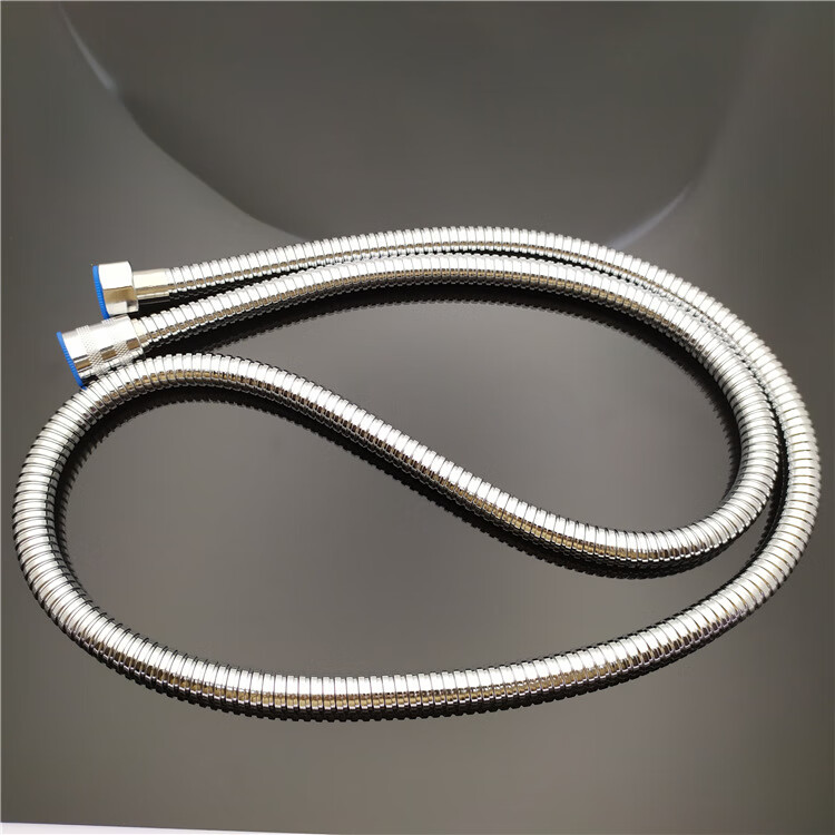 施韵令淋浴花洒顶喷软管 加厚双扣电镀加密管喷头金属卫浴软管15米
