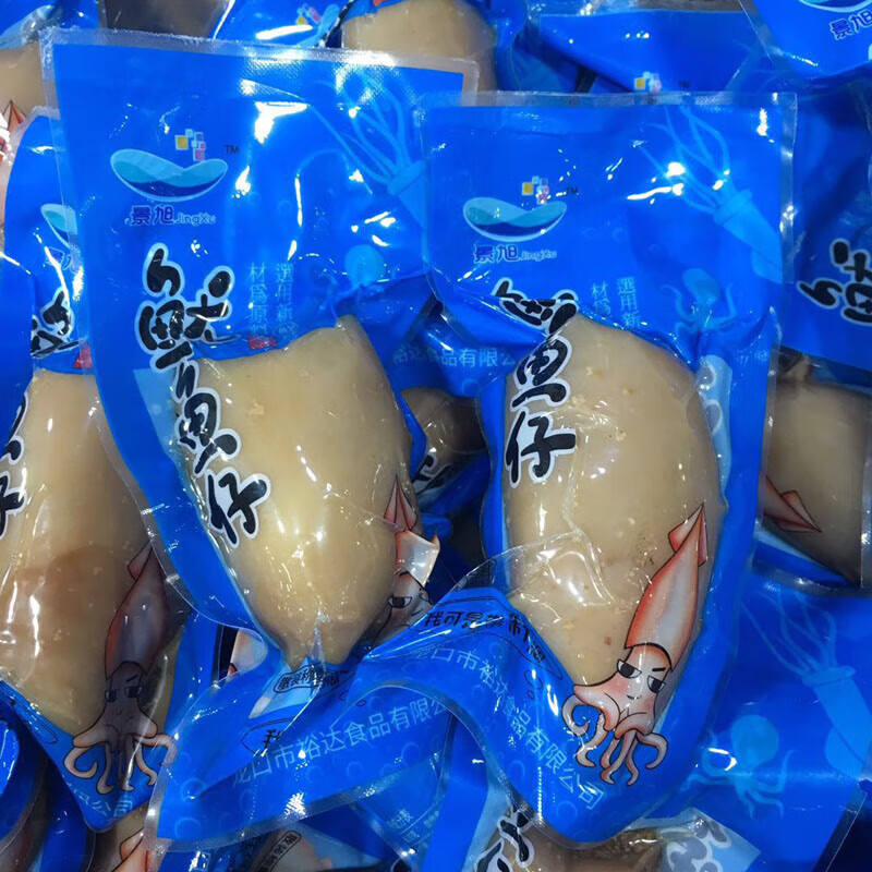 洪僖侨山东裕达景旭鱿鱼仔带籽烧烤香辣大仔海兔墨鱼即食海鲜零食 带