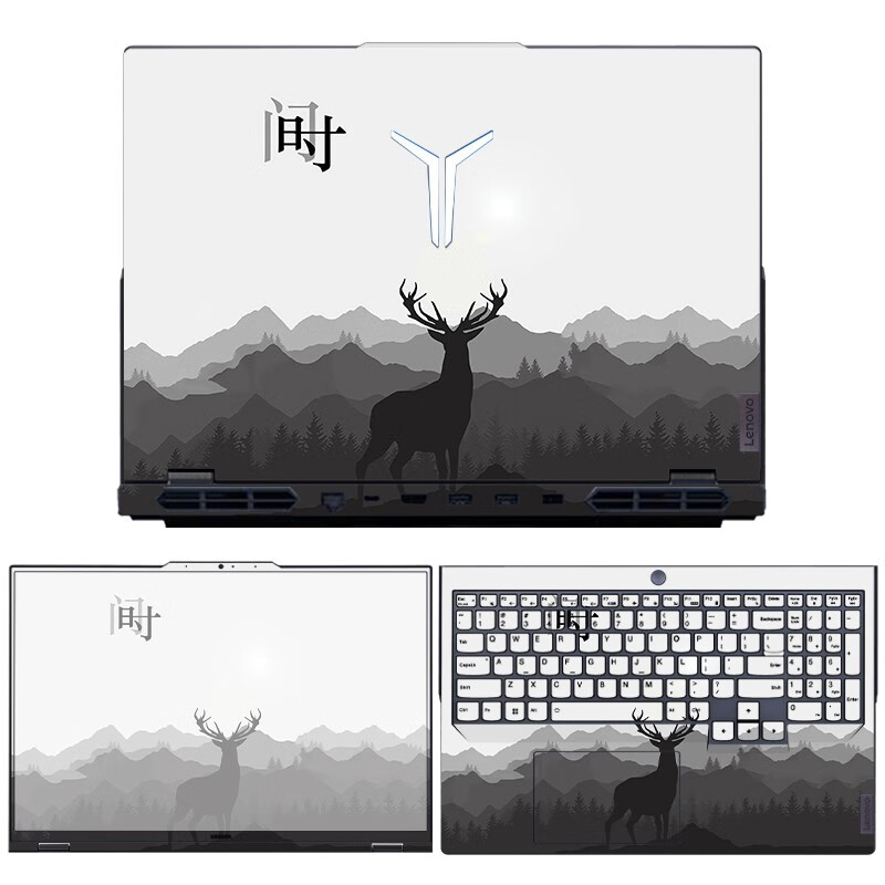 酷力驰 2024/25款联想拯救者Y9000P电脑贴纸R9000P贴膜16英寸笔记本外壳高达保护贴膜 来图定制/图库定制 A面