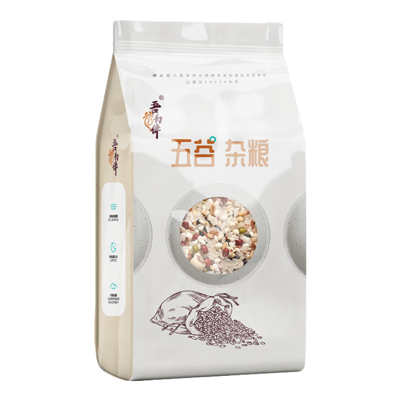 吾谷為伴八寶粥米 2斤 臘八粥 紅豆 綠豆 花生 黑米 紅米 五谷雜糧
