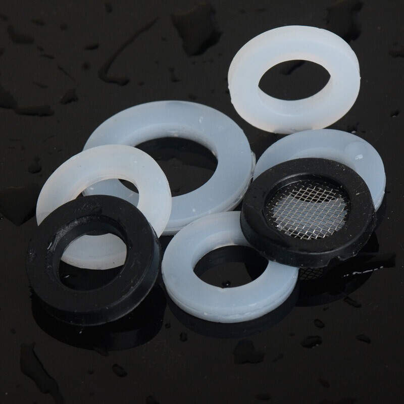 诺宜雅4分皮垫花洒喷头淋浴管硅胶垫片带过滤网密封圈圆形平垫6分橡胶