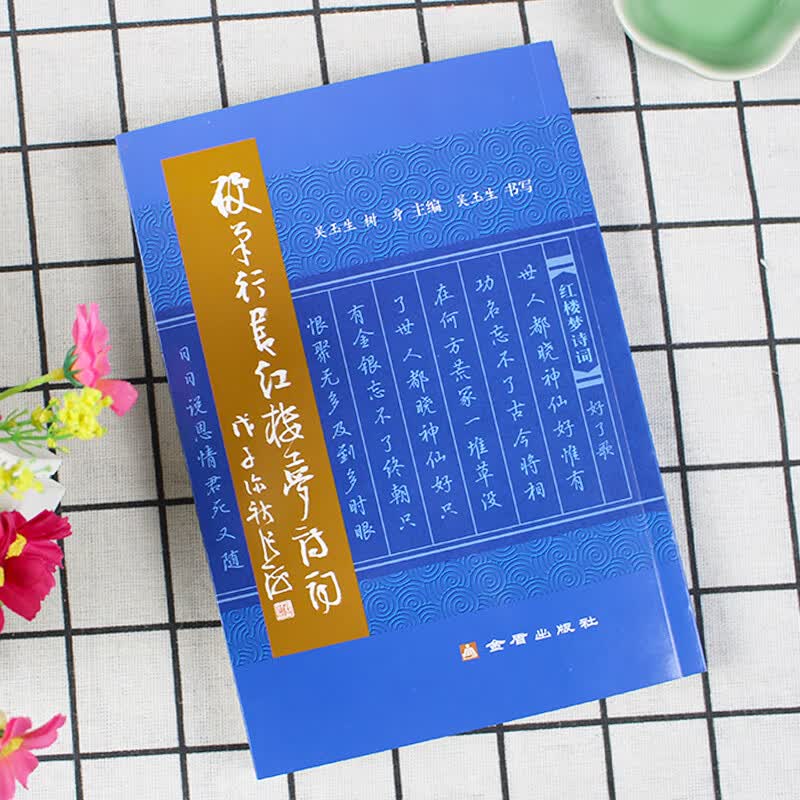梦硬笔行书欣赏红楼诗词精粹行楷字帖硬笔书法自学教程书法金盾出版