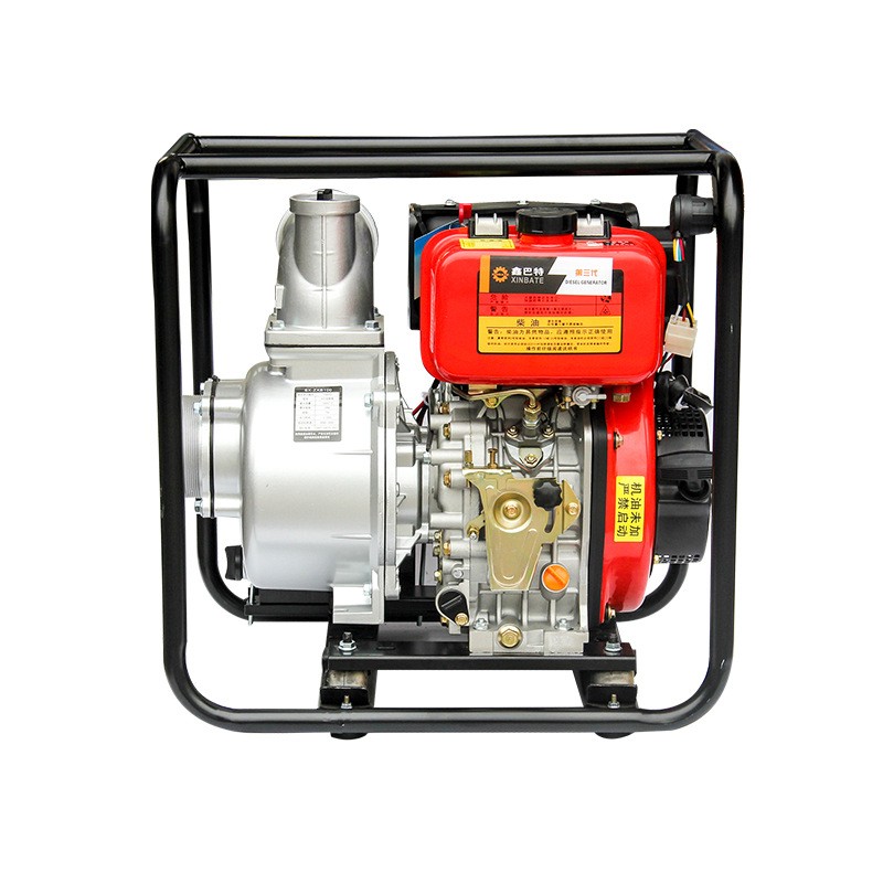 鑫巴特柴油机水泵工程家用便捷式小型自吸泵2寸3寸.4寸.6寸柴油抽水泵 柴油2寸自吸泵手动