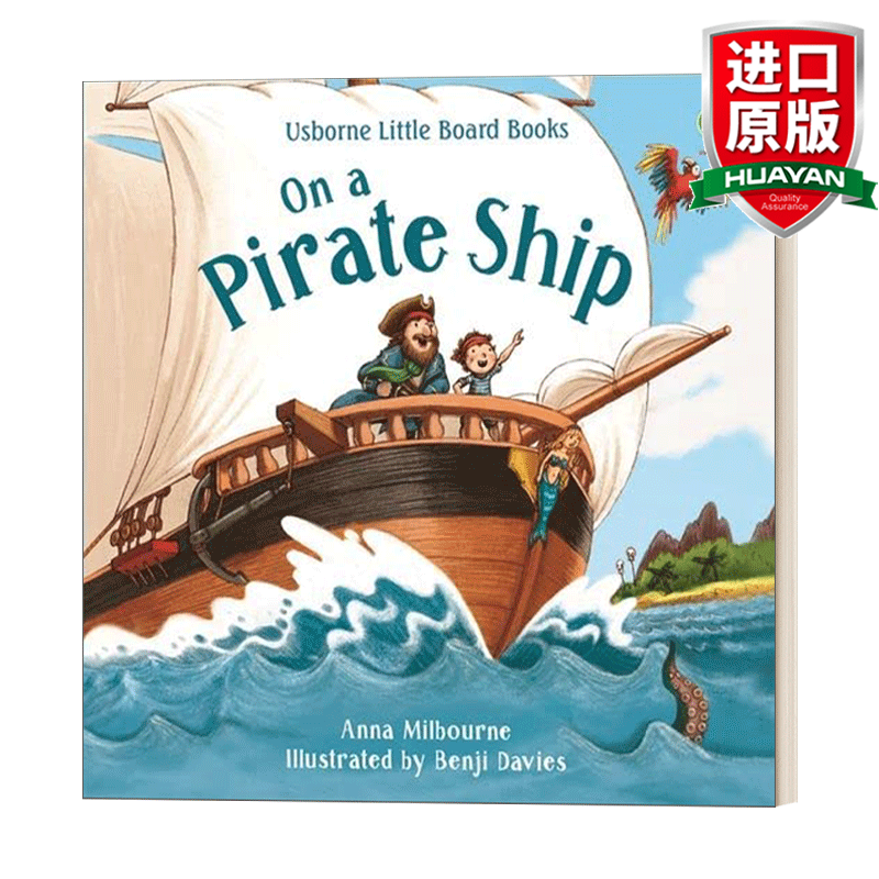 little board books on a pirate ship 英文原版绘本 海盗船之旅 英文